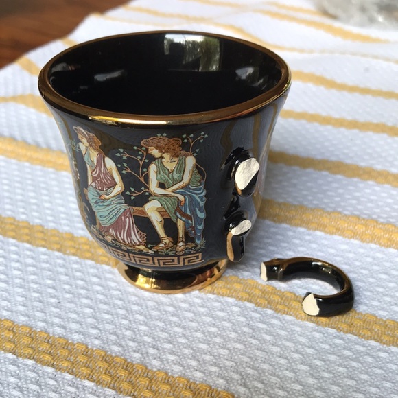 Fakiolas Expresso/Tea Mythology GreekTea set (hand made in Greece) - Picture 16 of 16